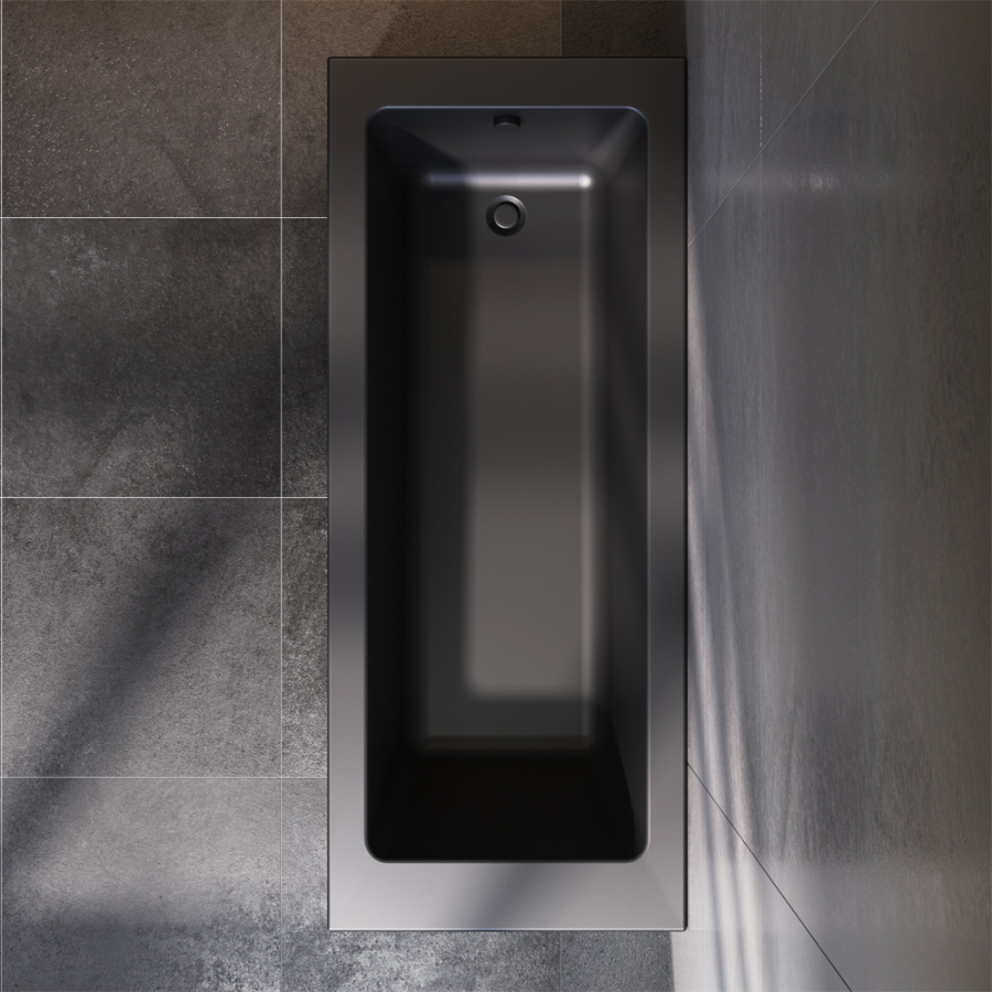 Photo Acrylic bath AM.PM Gem S 170x70 W93A-170-070B-A black