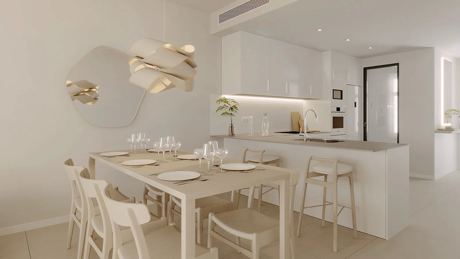 Apartment in a new building Elegant apartments in La Nucia, Alicante, overlooking the mountains and the sea