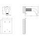 Photo Gessi sink mixer 316 54214#239 matte steel