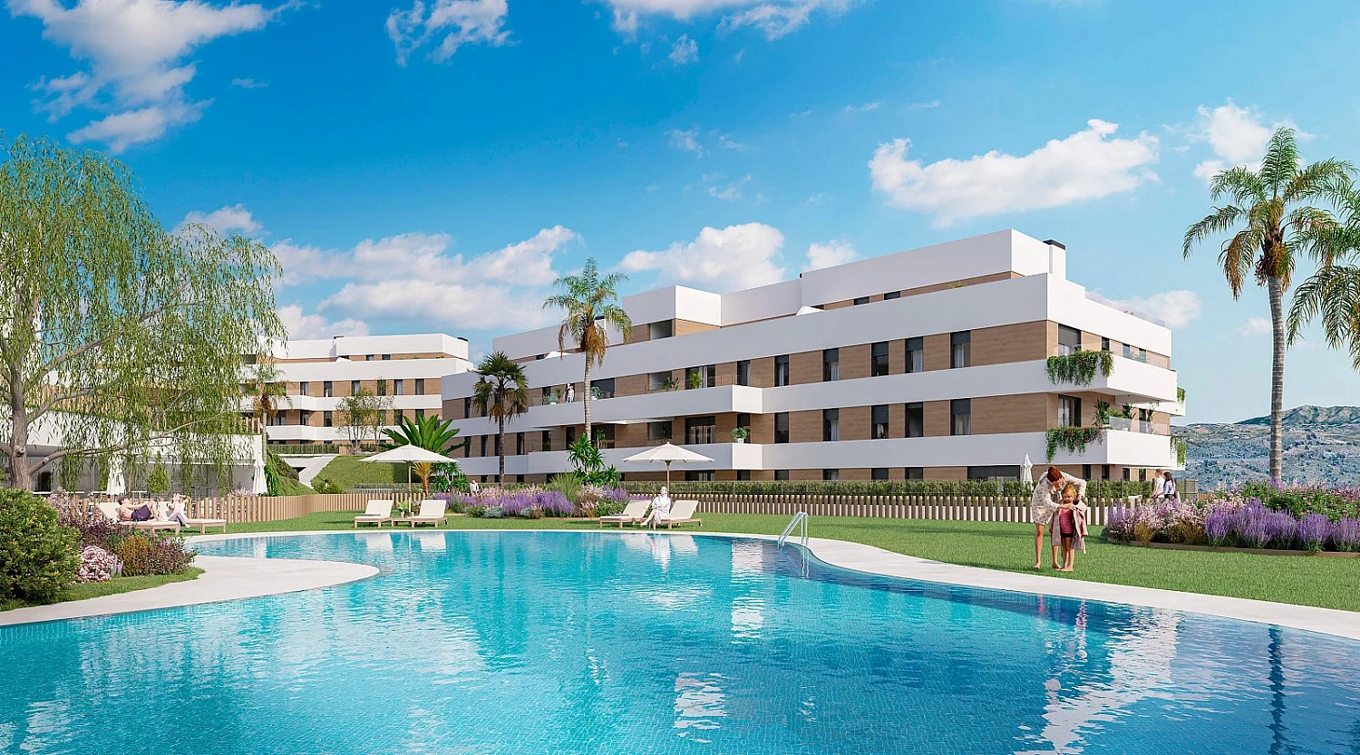 Photo Apartment in new building Energy efficient houses overlooking the golf course in Mijas
