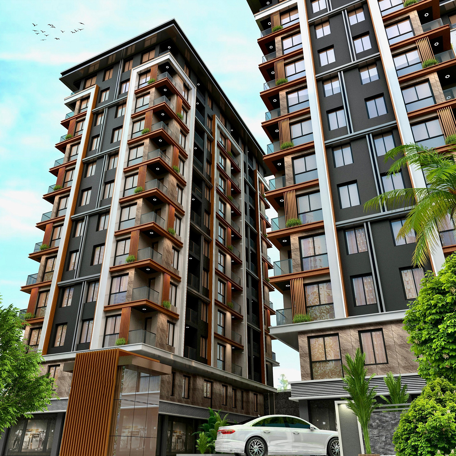 Boutique residential complex in the European part of Istanbul