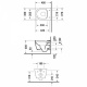 Photo DURAVIT ME BY STARCK 45300900A1 (2530090000+0020190000) with a seat