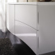 Photo Burgbad Sinea sink cabinet 1.0 121 WTU121E L F1767 C0001*1 white glossy