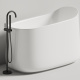 Photo freestanding bath Salini Oriente Ofuro 140x80 1043101GF RAL glossy