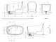 Photo freestanding bath Salini Oriente Ofuro 140x80 1043101GF RAL glossy