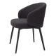 Photo A set of two Lloyd dining chairs (black, with armrest)