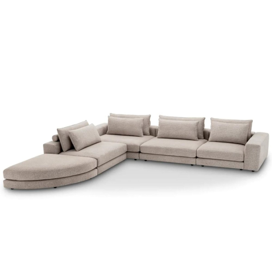 Photo Modular sofa Lounge Club (gray and beige)
