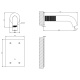 Photo Gessi sink mixer 316 54315#239 matte steel