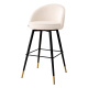 Photo A set of two Roche bar chairs (cream)