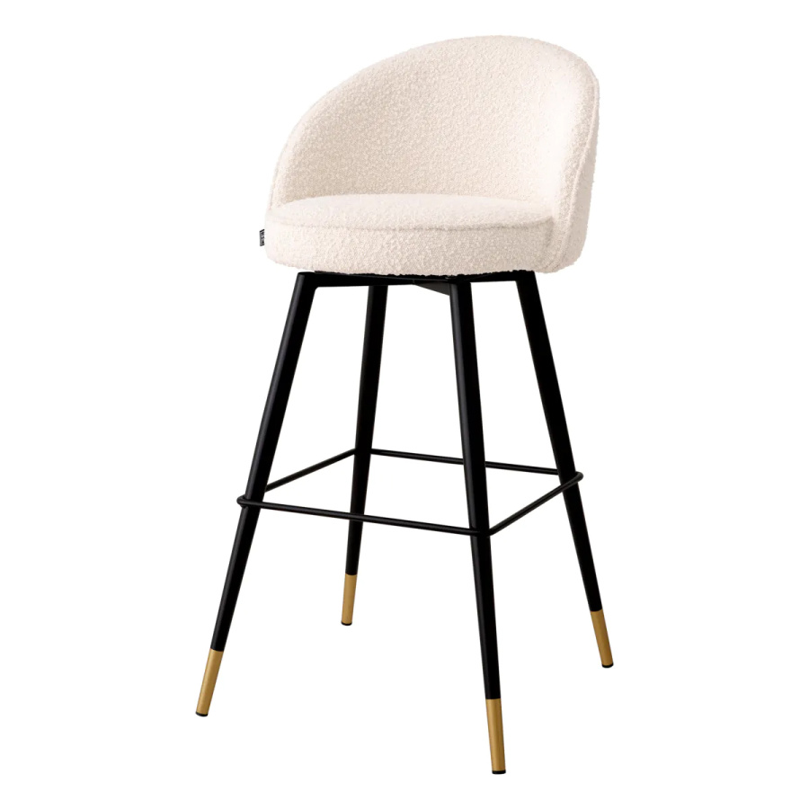 Photo A set of two Roche bar chairs (cream)