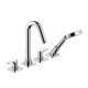 Photo Bath mixer Axor Citterio M 34444000 with shower set