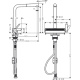 Photo Kitchen mixer hansgrohe Aquno Select M81 250 73836000 with exhaust shower, 2jet