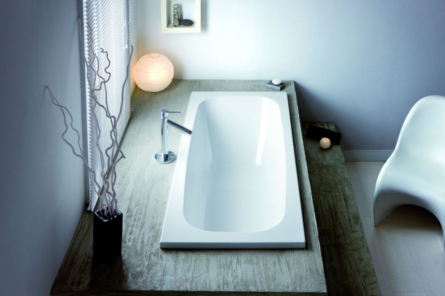 Photo Acrylic bath Hoesch Capri length 190 cm 6104.010