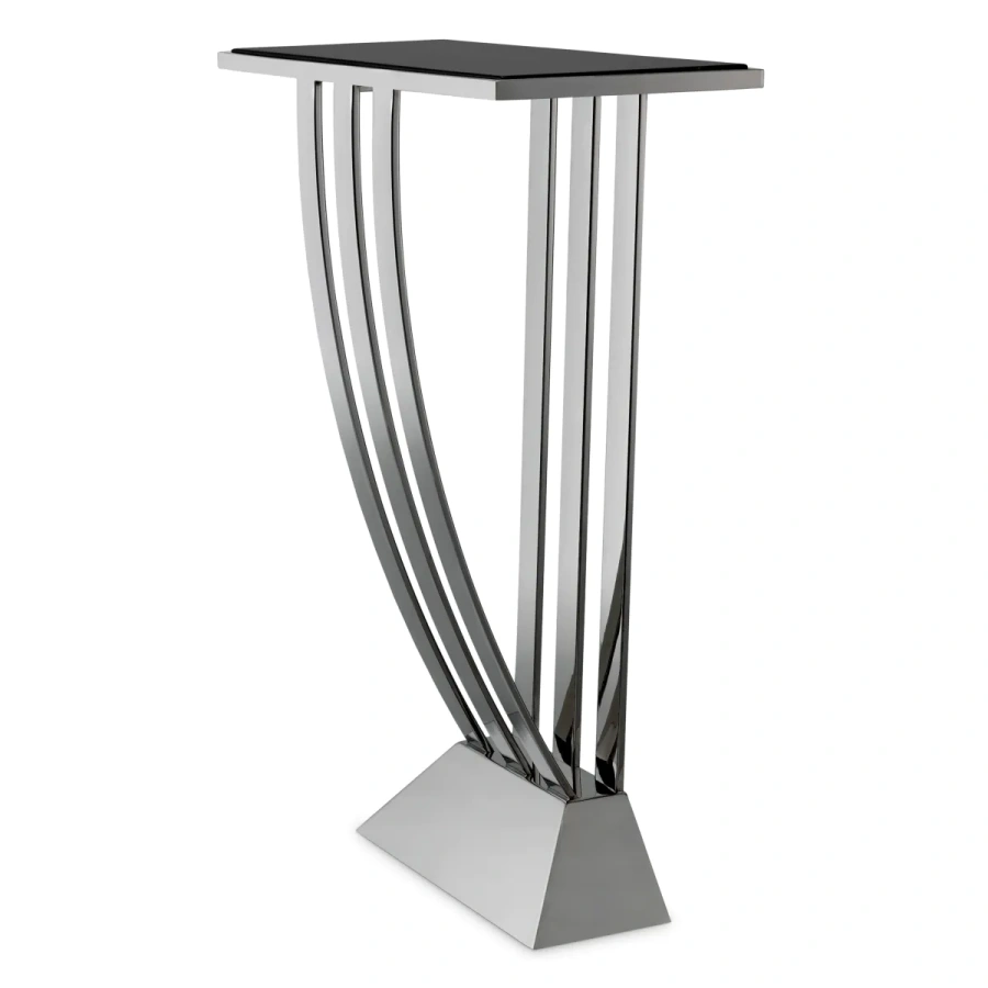 Photo Beau Deco console (polished stainless steel)
