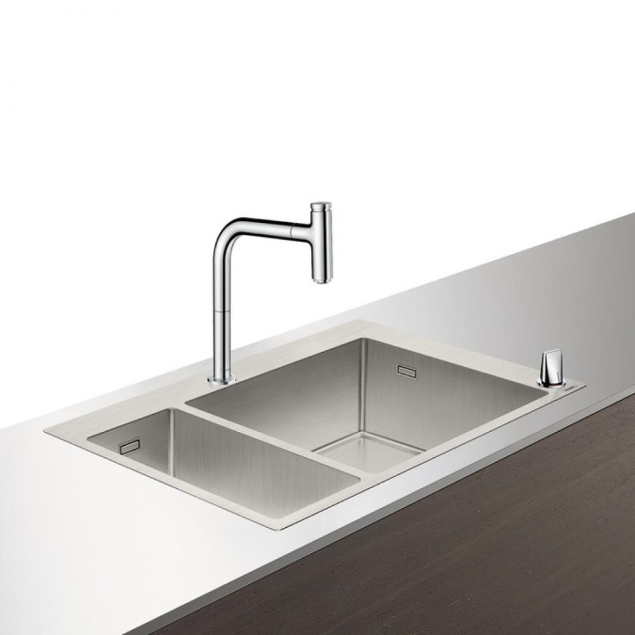 Photo Kitchen combination hansgrohe C71-F655-09 43206800 steel