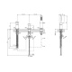 Photo Bath mixer Gessi Rettangolo 20043#299 black matte