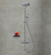 Photo shower column Duravit B.2 B24280008010 with thermostat