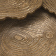 Photo A set of three Quercus coffee tables