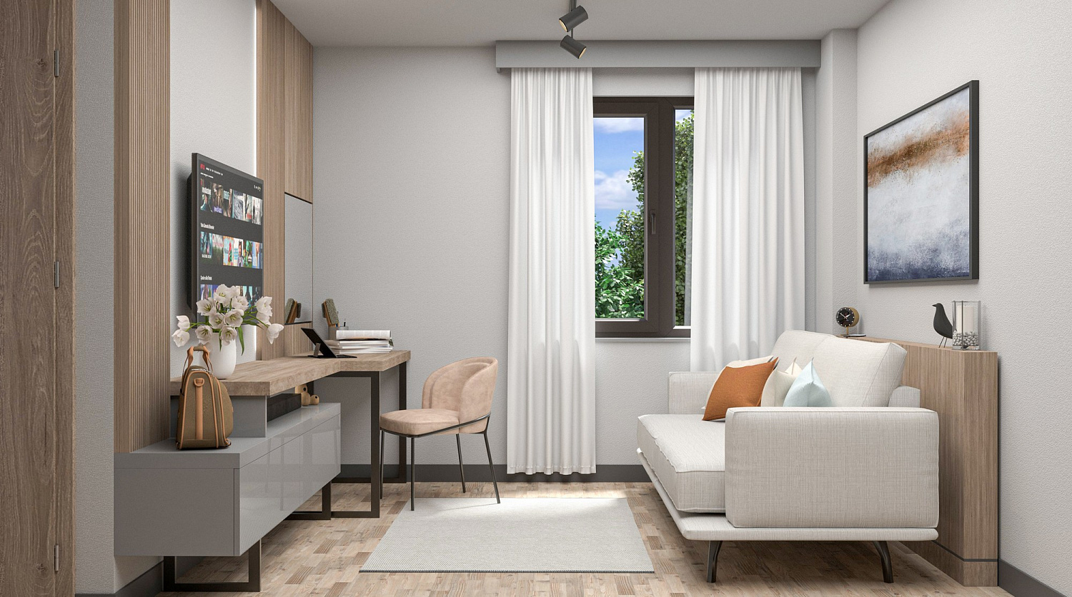 Apartments with the possibility of renting out on Airbnb (service model)