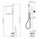 Photo Bath mixer WasserKRAFT Paar 8821 gold