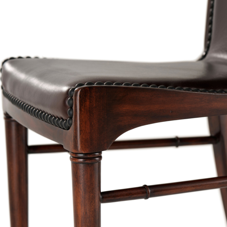 Photo LEATHER SLING Dinner Chair