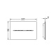 Photo flush plate Tece TECEsolid 9240452 white glossy