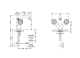 Photo JORGER FLORALE CRYSTAL sink mixer 600.10.300,000. 11.