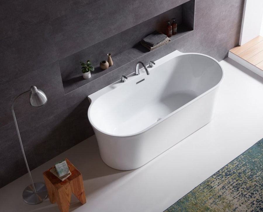 Photo Acrylic bath BelBagno BB409-1700-800