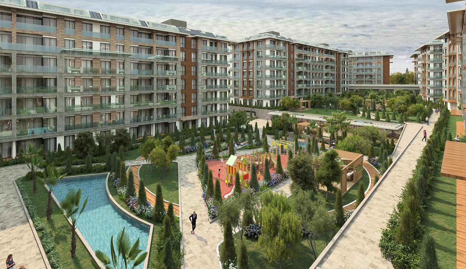 Residential complex in Zeitinburnu district