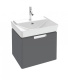 Photo Bathroom under the sink 60 cm Jacob Delafon Reve EB1130-442 gray anthracite varnish