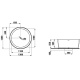 Photo Acrylic bath Laufen VAL 130x130 2.3128.2,000,000. 1st