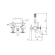 Photo Bath mixer Nicolazzi Teide Metal 1901BZ05 bronze