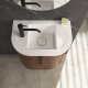 Photo Burgbad Lavo sink cabinet 2.0 53 SGCG053LG0227F5056C0001*1 left oak rust decor