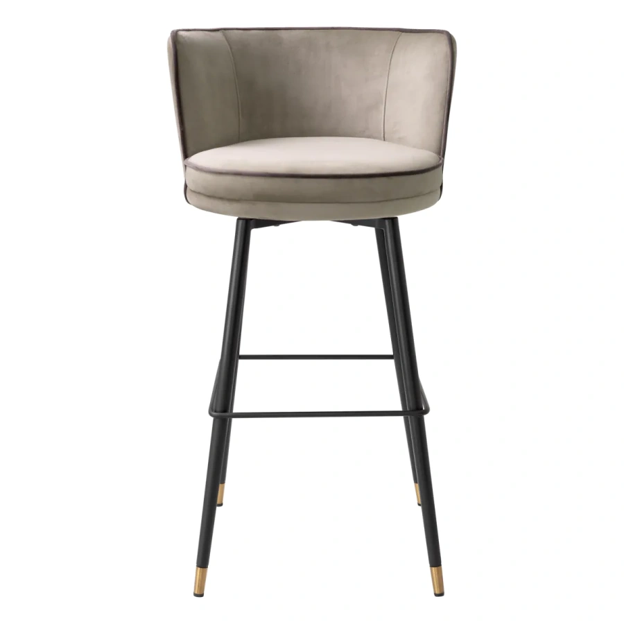 Photo Grenada Bar Chair (gray-beige)