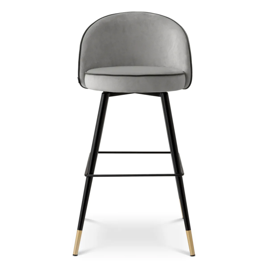 Photo A set of two Roche bar chairs (light grey)