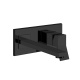 Photo Gessi Rettangolo K 53090#299 black matte sink mixer