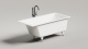 Photo Salini Cascata 150x70 105012M cast marble bath white matte