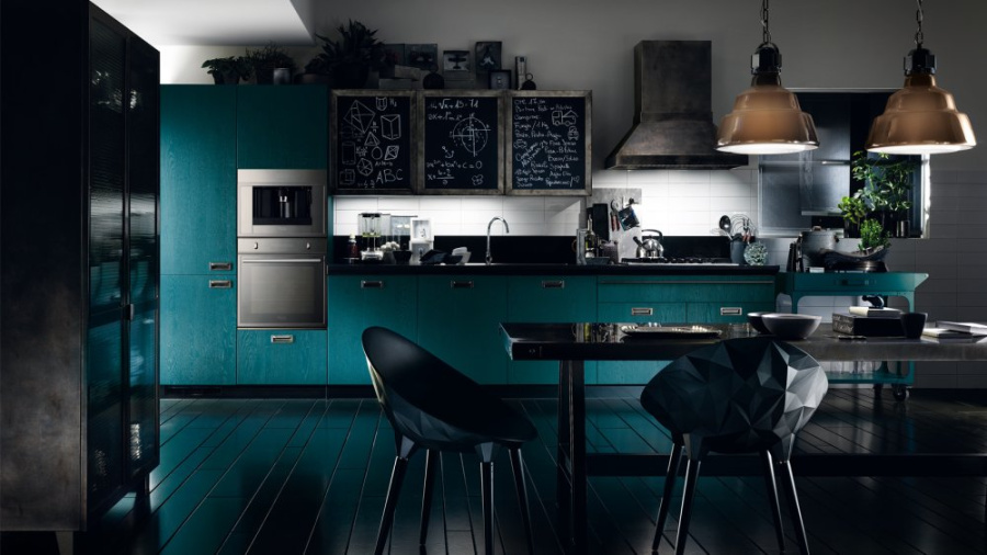 Photo Scavolini Diesel kitchen straight 390cm