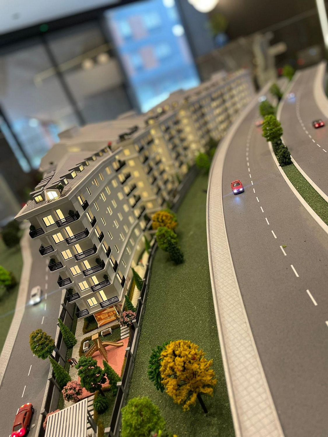 Family residential complex with infrastructure