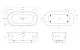 Photo Acrylic bath BelBagno 200x85 BB416-2000-850