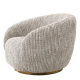 Photo Revolving Brice chair (gray-beige)