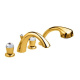 Photo Bath mixer Nicolazzi Cristallo 2004GO22 gold