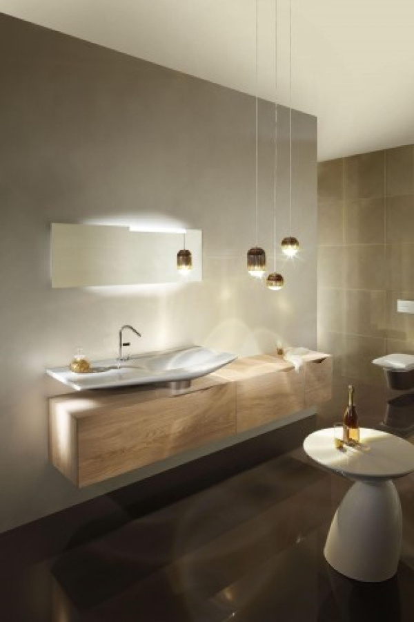 Photo Bathroom 81 cm Jacob Delafon Stillness EB2004-P6, natural oak