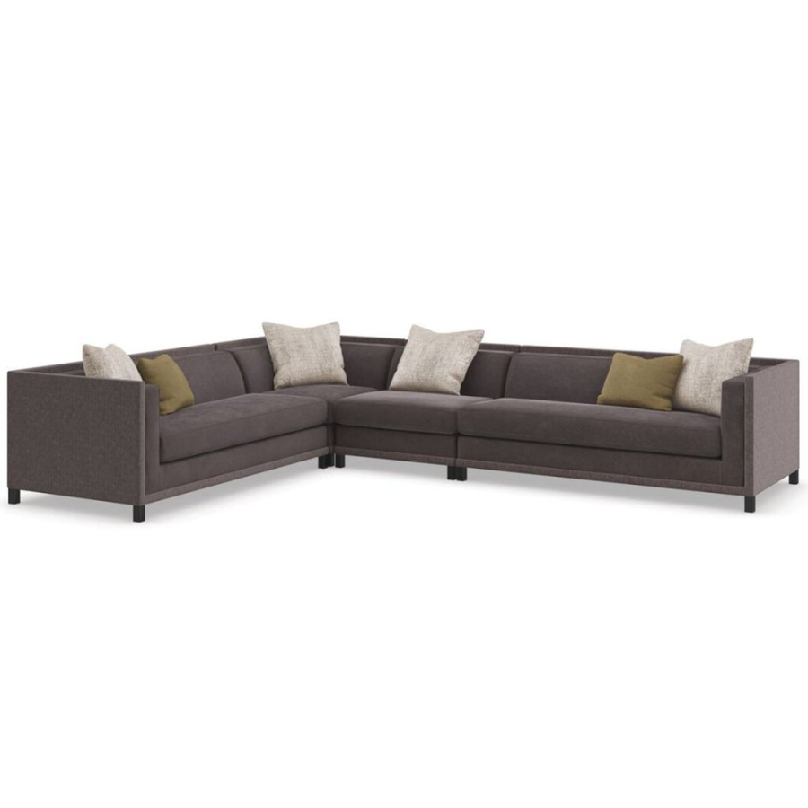 Photo Tuxedo modular sofa (brown)