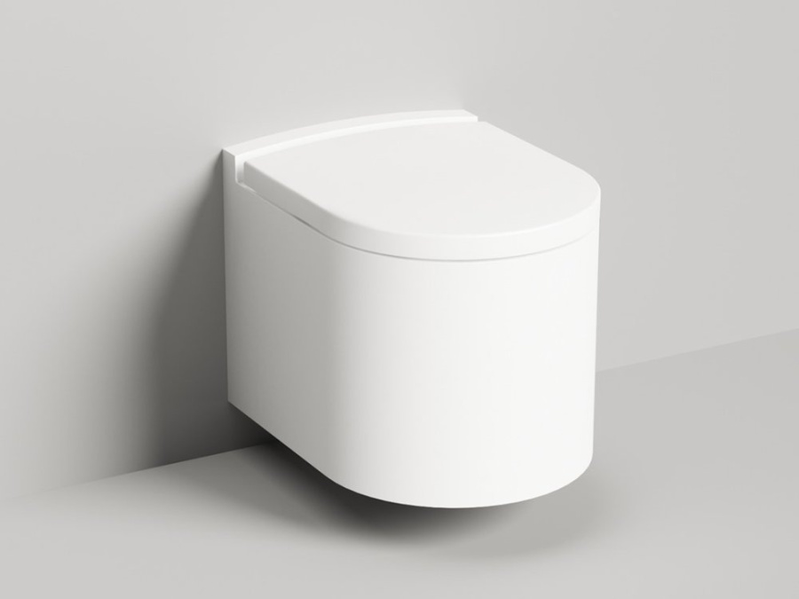 Photo Salini Gemelli 240121KM suspended toilet with seat lid, RAL