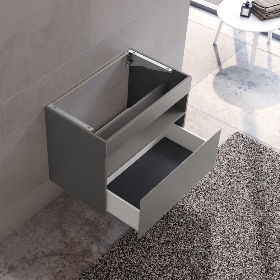 Photo The cabinet under the sink Keuco Stageline 80 32862290000 inox matte