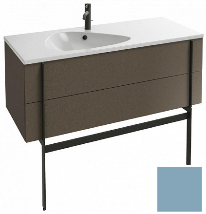 Photo Bathroom 120 cm Jacob Delafon Nouvelle Vague EB3035-M43, aquamarine matte