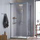 Photo Shower corner set AM.PM Gem 90x90 WK90DJ matte silver