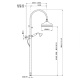 Photo Shower stand Nicolazzi Doccia 5712DB30 bronze