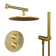 Photo Shower kit Paini Cox 78PJSET26911THSH gold matte